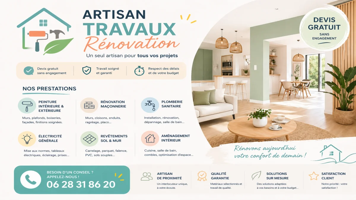 Entreprise travaux à Roquefort-la-bédoule rénovation maison