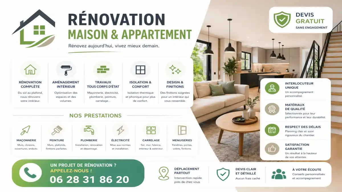Rénovation maison à Martigues travaux complets
